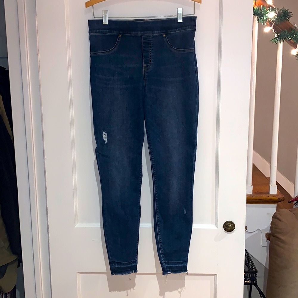 Spanx Distressed Skinny Jeans